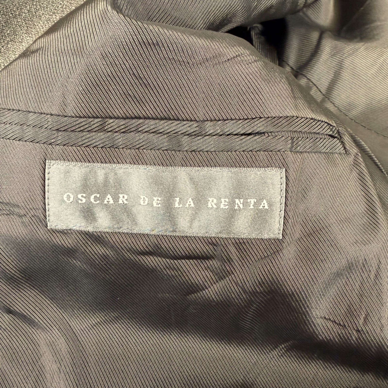 Oscar de la Renta Mens Blazer Sport Coat Olive Green Two Button Jacket ...