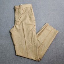 Lauren Ralph Lauren Boys 18/29" Brown Straight Leg Flat Front Dress Pants