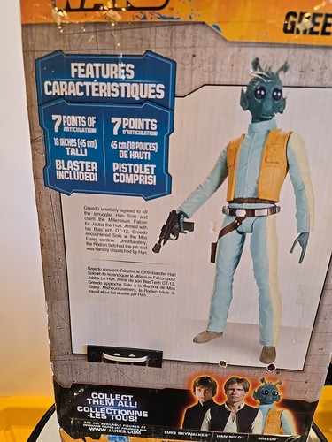 Figurina JAKKS Pacific 2014 Star Wars Big Figs Greedo 18" in scatola - Foto 6 di 7