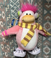 Disney Club Penguin Disney Parks 9 Jumbo Cadence Plush Toy w/ Tag Coin