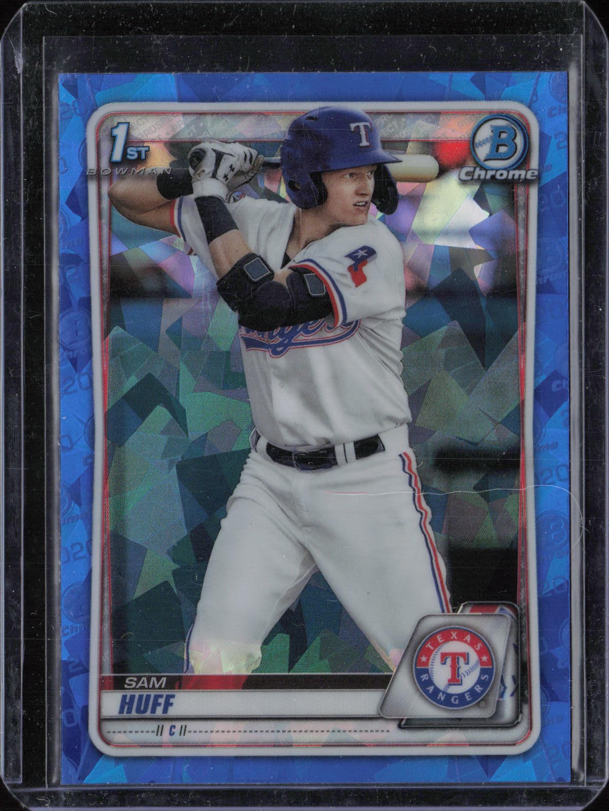 2020 Bowman #BCP-33 Sam Huff Chrome Prospects Atomic Refractor