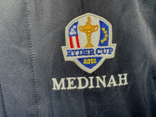 Cutter Buck 2012 Ryder Cup PGA Championship Golf Medinah Jacket 2XL Blue Logo - Picture 5 of 12