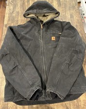 Carhartt J141 Sandstone Sierra Hooded Jacket Discontinued Style Size XXL