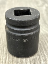 Snap On IM362 SAE 1 1/8" Impact Socket 6pt 3/4" Black Oxide