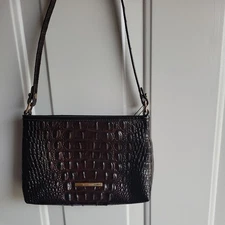 BRAHMIN Lorelei Shoulder Bag in Cocoa Melbourne, USED EXCELLENT CONDITION,