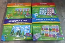 Lakeshore Folder Games 4x Lot K-1  - Geometry, Operations, Measurement, Counting