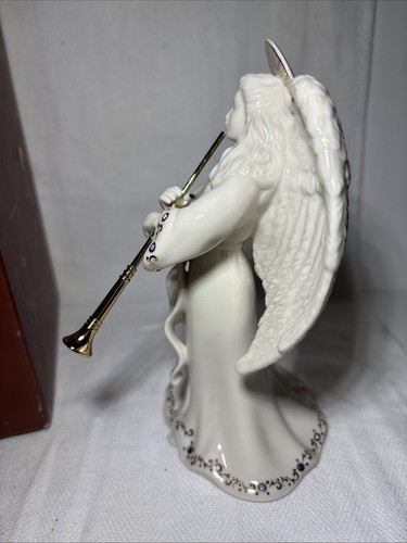 Set Natività Gioiello Cina Porcellana Lenox Angelo della Pace Come Nuovo in Scatola - Foto 4 di 7