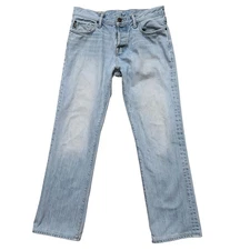 Abercrombie & Fitch Denim Jeans Mens 30x30 Bootcut Button Fly Blue Vintage Y2K