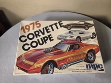 Vintage MPC 1/25 1975 CORVETTE COUPE CUSTOMIZING 1-7505 FACTORY SEALED 70s MINTY