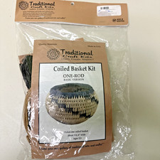 Coiled Basket OneRod Kit Basic Version Learn Traditional Cultural Art Craft Kit