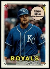 2018 Topps Heritage Lucas Duda #588