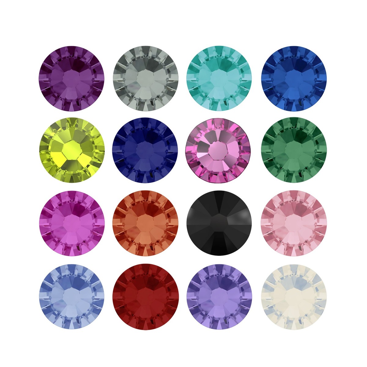 Swarovski Crystals 2058 XILION Rose Flat Back Rhinestones - Nail