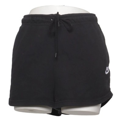 Nike, Freizeitshorts, Größe: L, Schwarz, Baumwolle/Polyester, Einfarbig #vaB