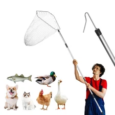 Chicken net Catcher, Chicken coop Accessories, 75 -inch Thickened Stainless S...