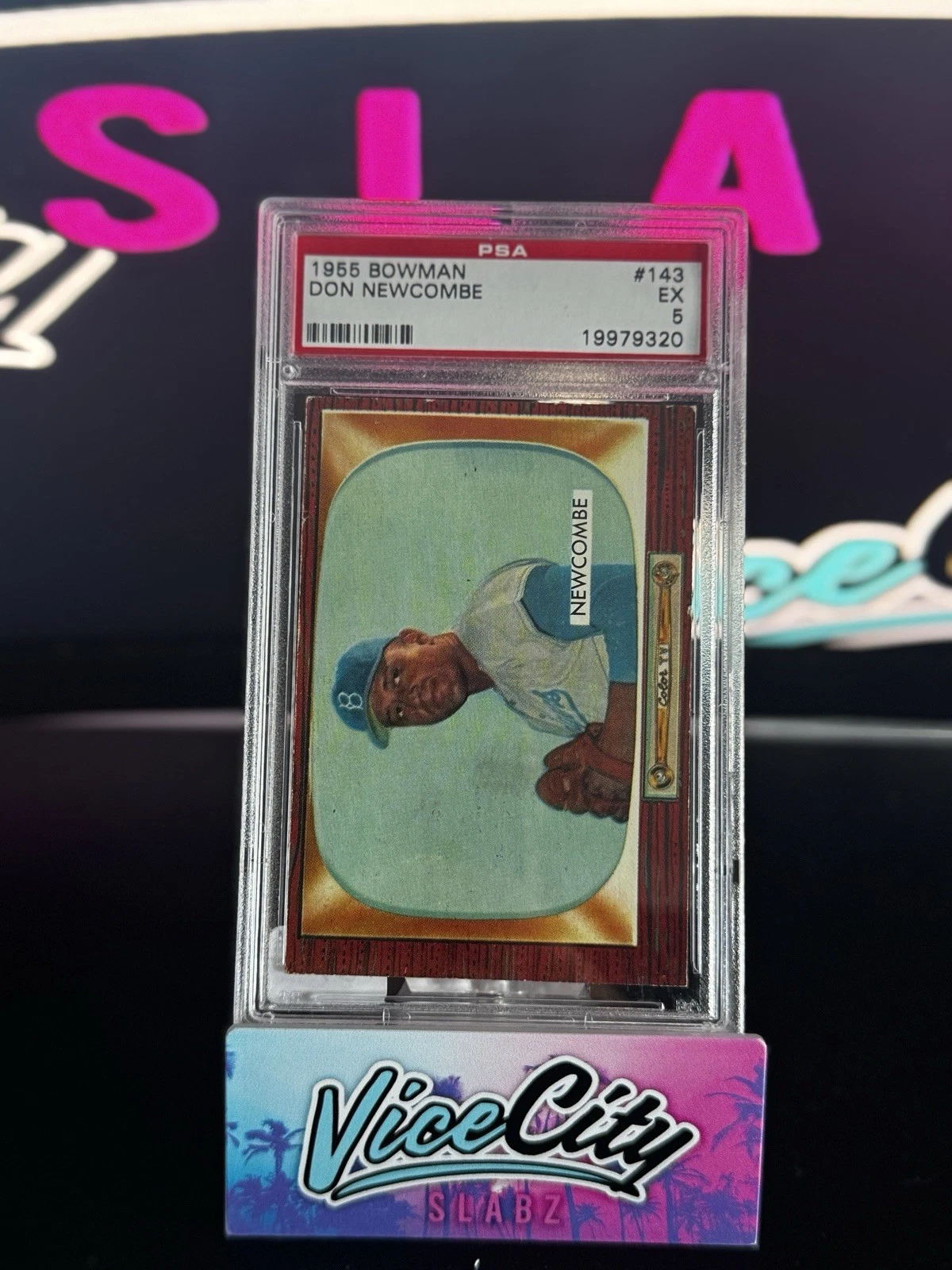 1955 Bowman - Don Newcombe #143 - PSA EX 5