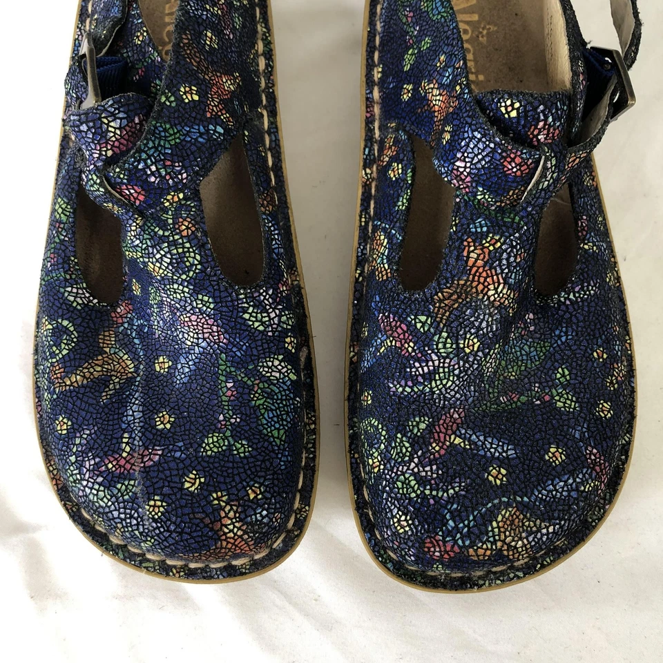 Zapatos Alegria Mujer Talla 38 Cuero UE Mary Jane Zueco Antideslizante ALG-158 Foto 4 de 4
