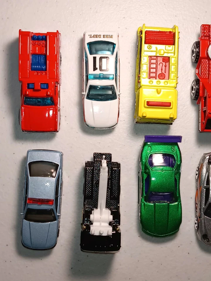 Hot Wheels Set Of 10 Mattel Various Years And Vehicles Fire & Rescue Powershift - Image 2 of 4