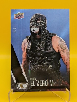   2021 Upper Deck AEW Penta El Zero M Rookie RC 1/1  