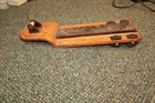 Vintage Pressed Steel Tonka Lowboy Flatbed Semi Trailer ONLY, 18.5” in Orange
