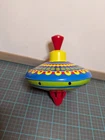Schylling More Fun Vintage Tin Metal Spinning Circus Clown Top Toy