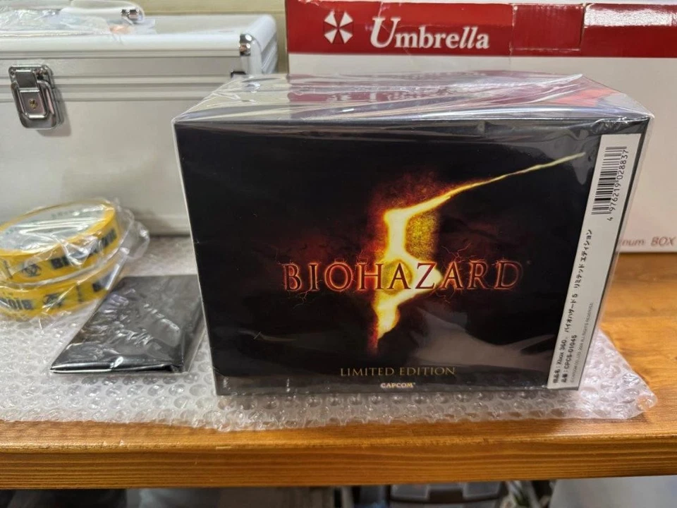 XBOX360 Resident Evil 5 e-Capcom Limited Edition Brand New Unopened - Image 2 of 4
