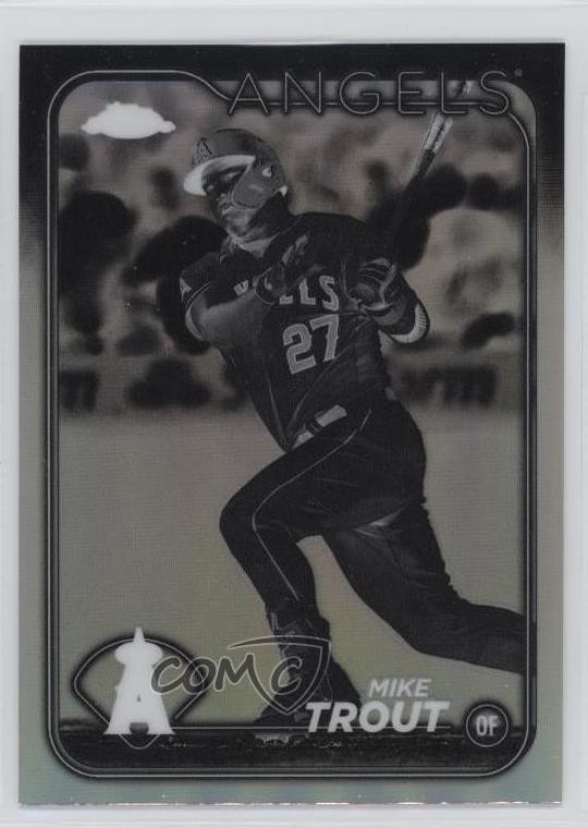 2024 Topps Chrome Negative Refractor Mike Trout #200 0w27