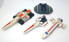 Lot Mattel 1978 Battlestar Galactica Vehicles Colonial Viper,Scarab,Probe,Raider