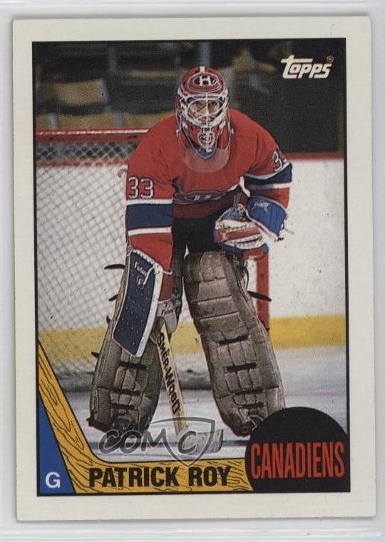 1987-88 Topps Patrick Roy #163 HOF 0ji1