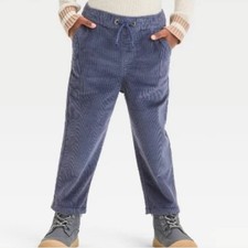 Cat Jack Boys Blue Loose Stretch Corduroy Pants Size 12M NWT