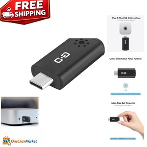 USB-C Mini Microphone pour MacBook & Mac Mini – Effacer Audio, Plug & Jouer