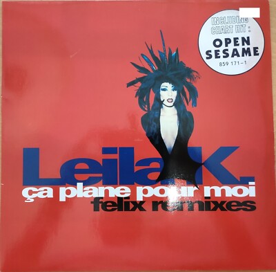 LEILA K.   Ça Plane pour moi FELIX REMIXES urban RECORDS 12 Inch Vinyl LP Maxi