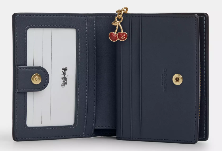 💙Coach Snap Wallet - CZ347 Denim Blue Signature Canvas w 💙Coach Snap Wallet - CZ347 Denim Blue Signature Canvas w