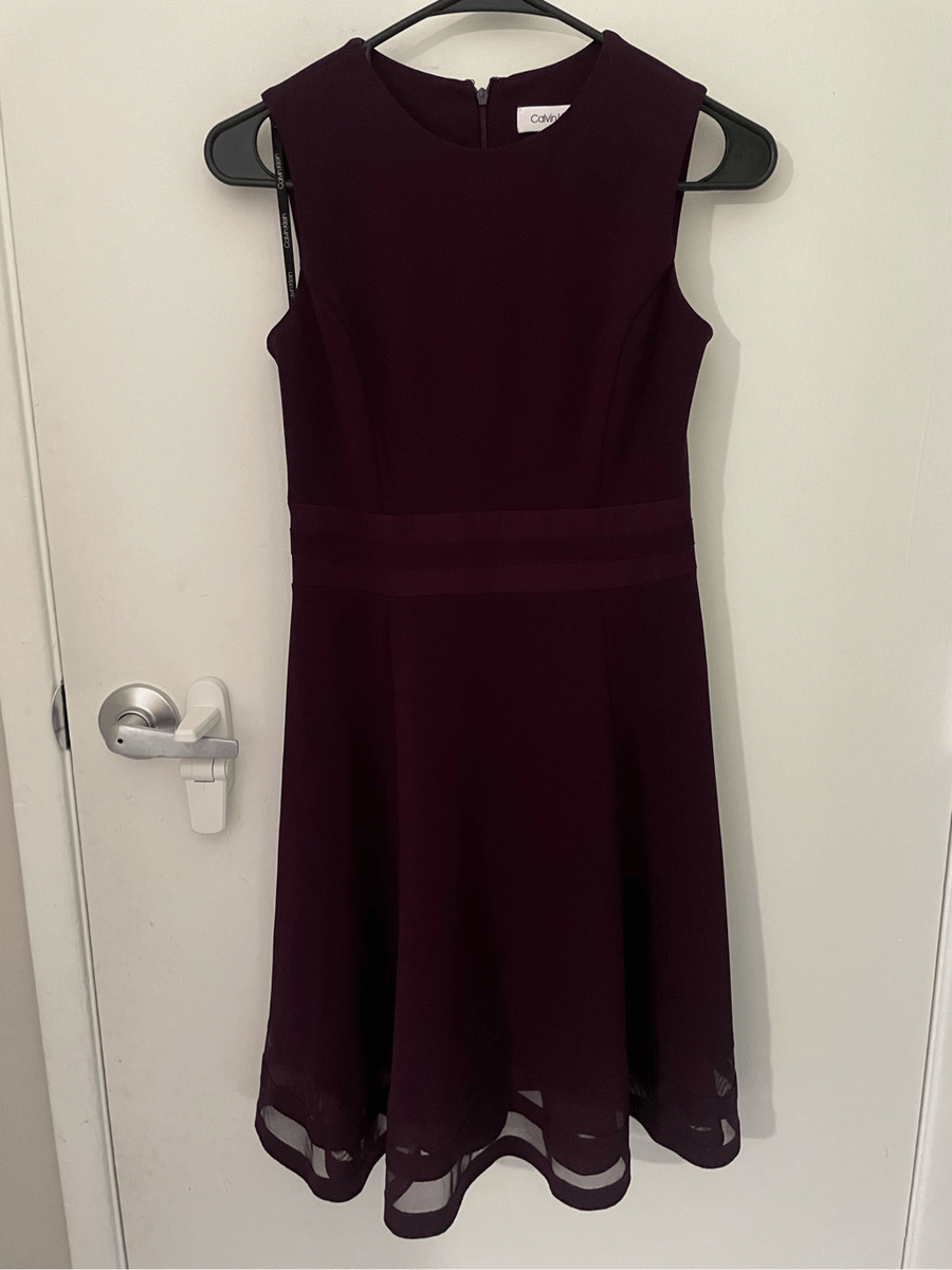 green emerald velvet dress Calvin Klein Sleeveless Seamed Sheath with Tie Neck Deep Black at Amazon  Women's Clothing store