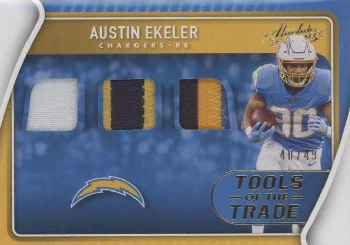 2021 Panini Absolute - Tools of the Trade Triple Austin Ekeler #TTT29 ...