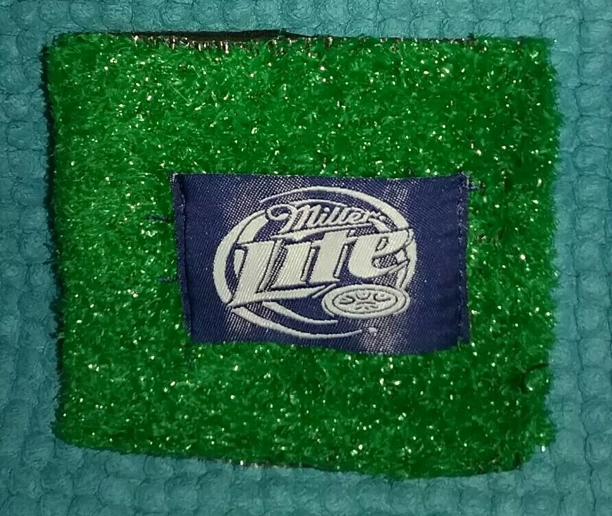 Miller Lite Beer Can Koozie NFL FOOTBALL TURF New in Pkg. eBay
