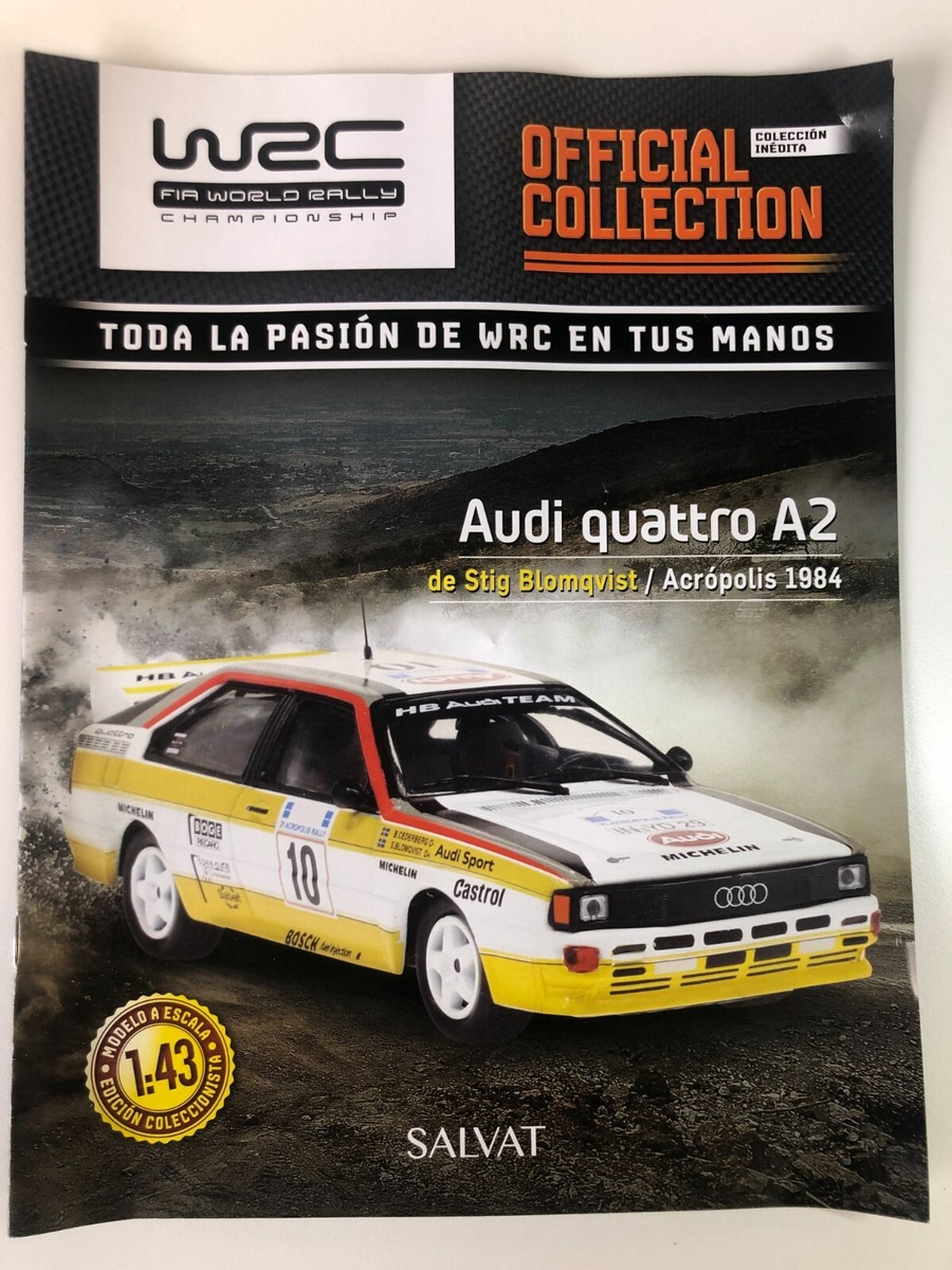 RALLYCOURSE 1987/88 洋書 AUDI QUATTRO A2 1984 STIG BLOMQVIST WRC RALLY CAR (SCALE 1/43) NEW