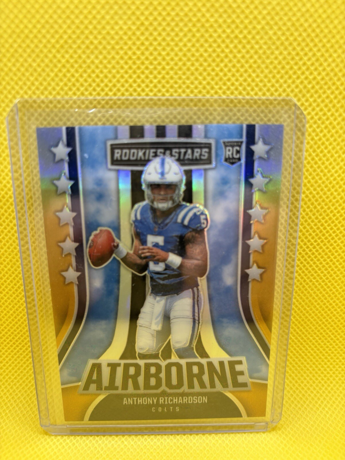 2023 Anthony Richardson Gold AIRBORNE /10 Rookies & Stars Colts