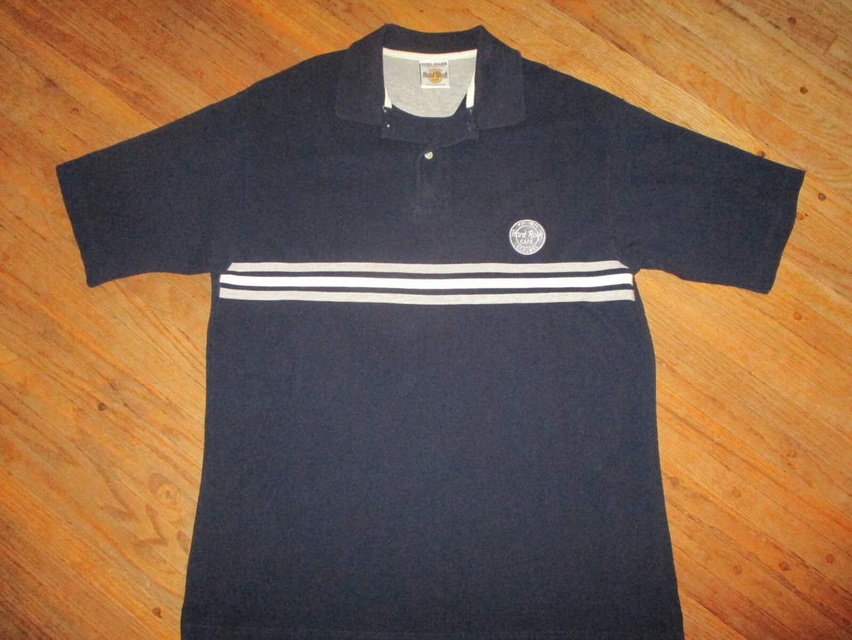 HARD ROCK CAFE COZUMEL POLO SHIRT vtg Mexico Bar Concert Venue Mens LARGE - Main Image
