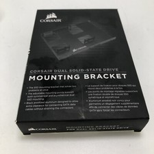 Corsair Dual SSD Solid State Mounting Bracket 3.5" CSSD-BRKT2 Black - NEW