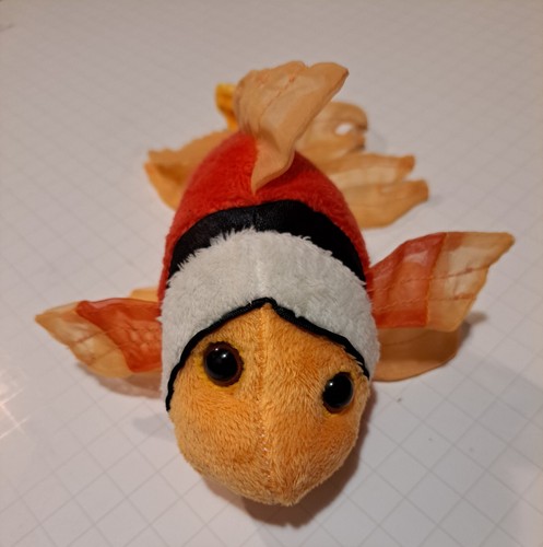 Ganz Lil Kinz Tomato Clown Fish Plush 9 Inch Stuffed Animal Toy - Picture 12 of 12