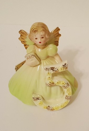 5th Birthday Angel Girl Figurine Josef Originals w/ Tag George Good Corp No Box - Picture 2 of 10