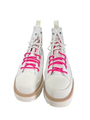 Converse Chuck Taylor Crafted Sneaker Boot Off-White Leather  display picture 1