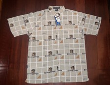 Vtg Snoop Dogg Clothing Company All Over Print Button Down S/S Shirt Sz. XXL LBC