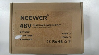 Neewer 1-Channel 48V Phantom Power Supply