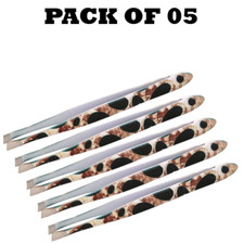 Forgica Professional Stainless Steel Paper Coated Tweezers