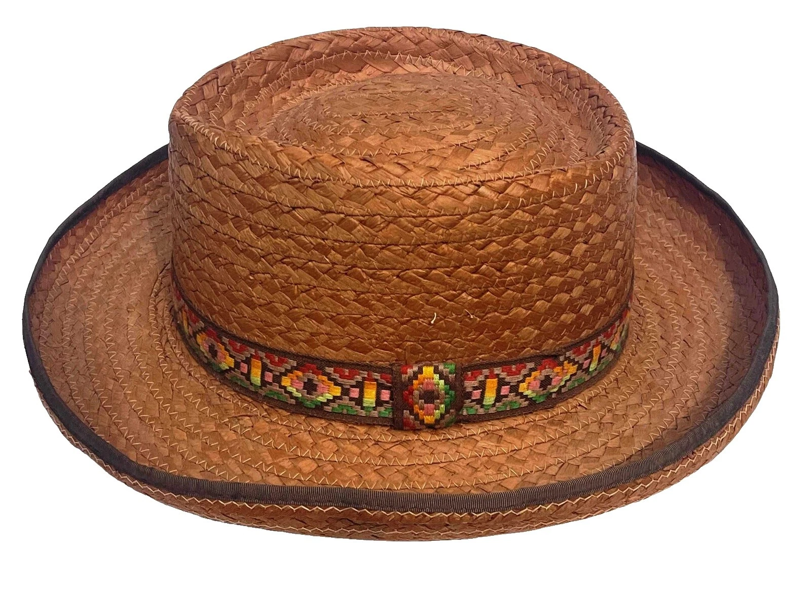 Straw 1950s Vintage Hats for Men