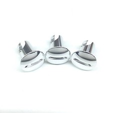 Polished Slotted Head Qtr Turn DZUS Button Fasteners - 400 Dome 50pk