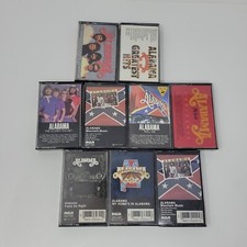 Alabama Music Cassette Country Lot 8 Tapes Roll On Mountain Music Feels So Right
