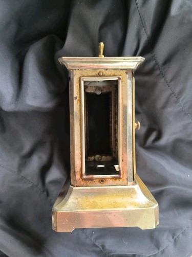 Altes Gehäuse Uhr Reisewecker Offiziersuhr Metall Uhrengehäuse - Bild 9 von 14