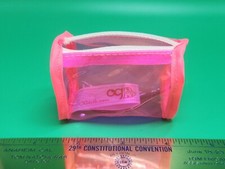Our Generation Pink Clear Travel Cosmetic Bag 18" American Girl Doll Size Toy